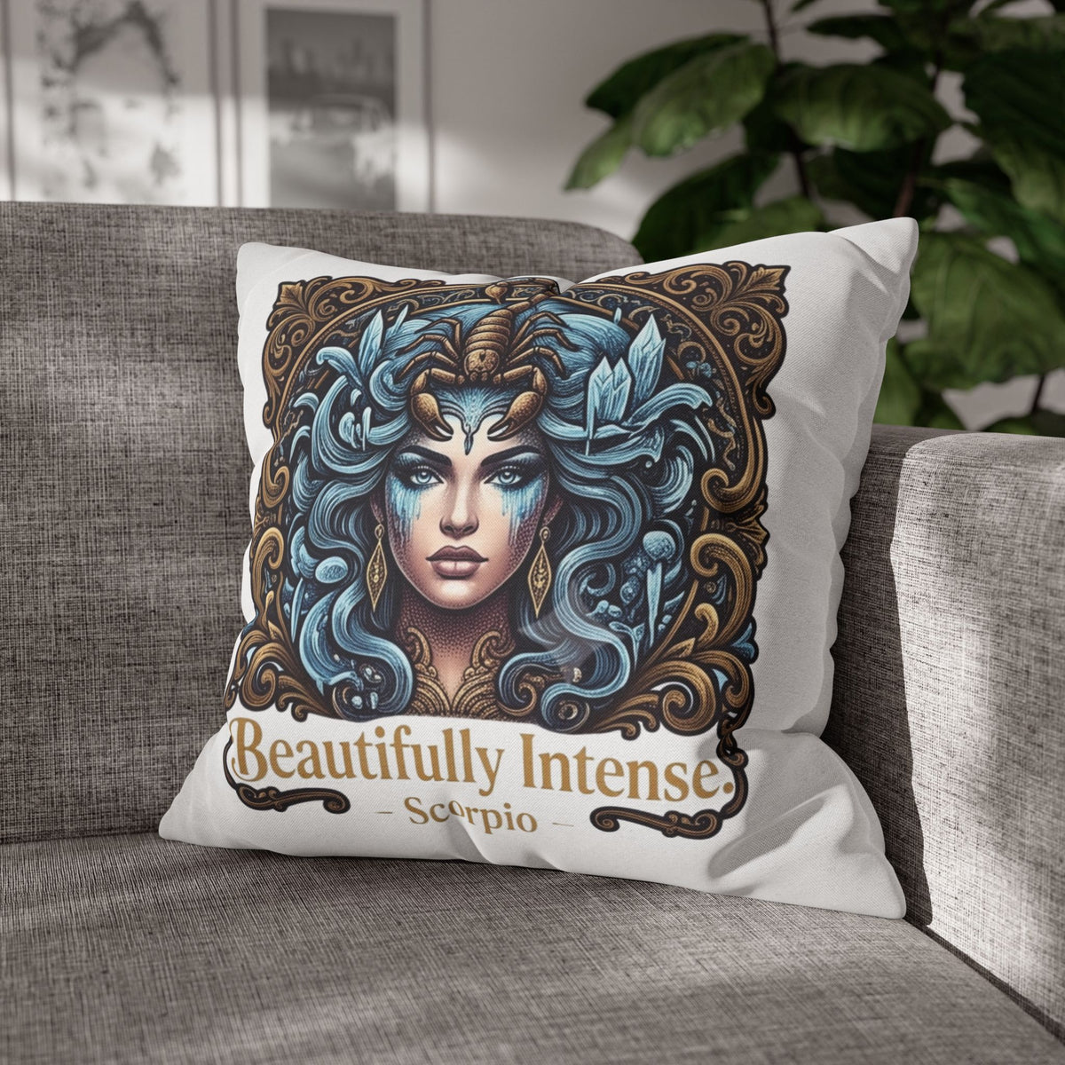 Scorpio 'Beautifully Intense' Decorative Pillowcase