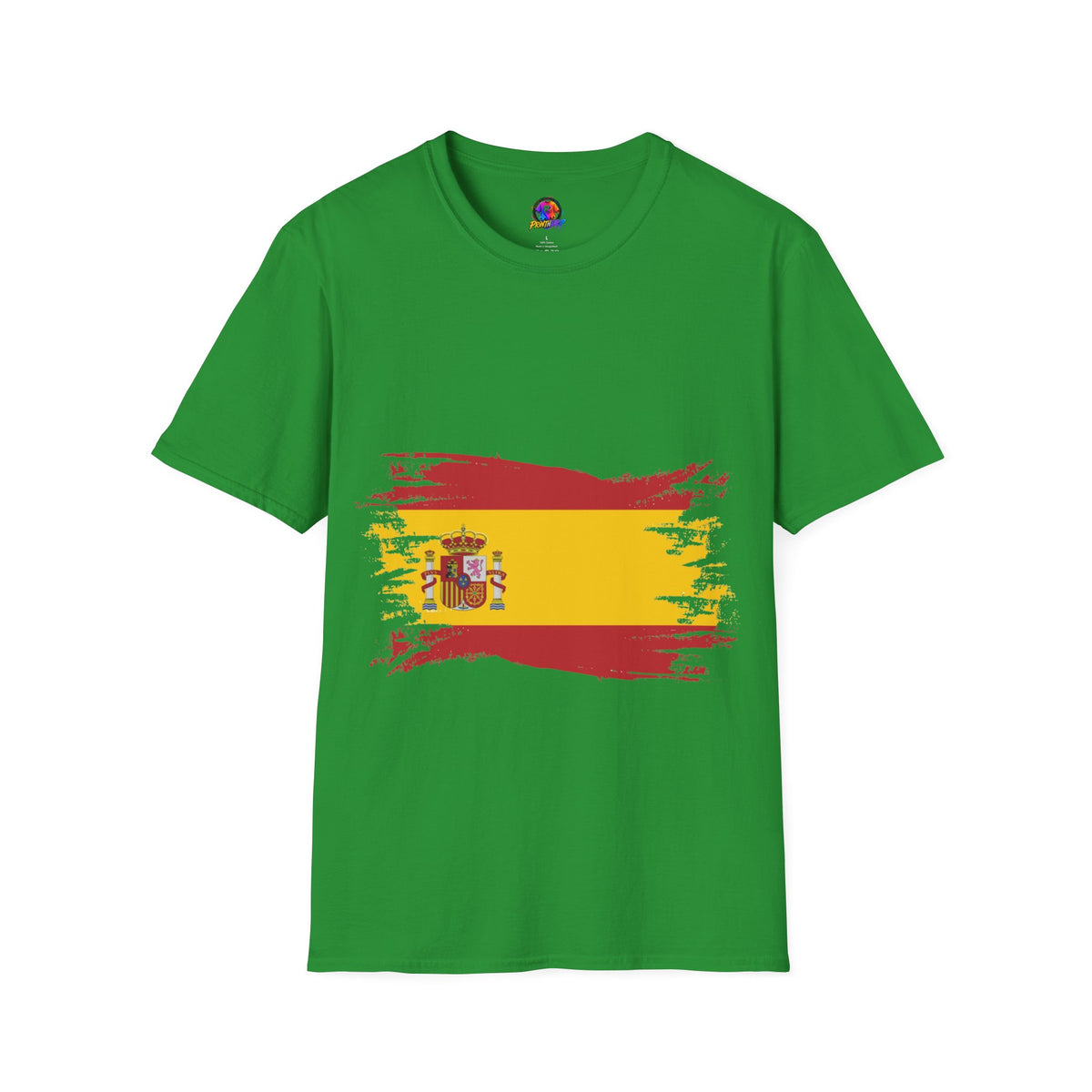 Spain Flag T-Shirt — Distressed Spanish Flag Graphic Tee