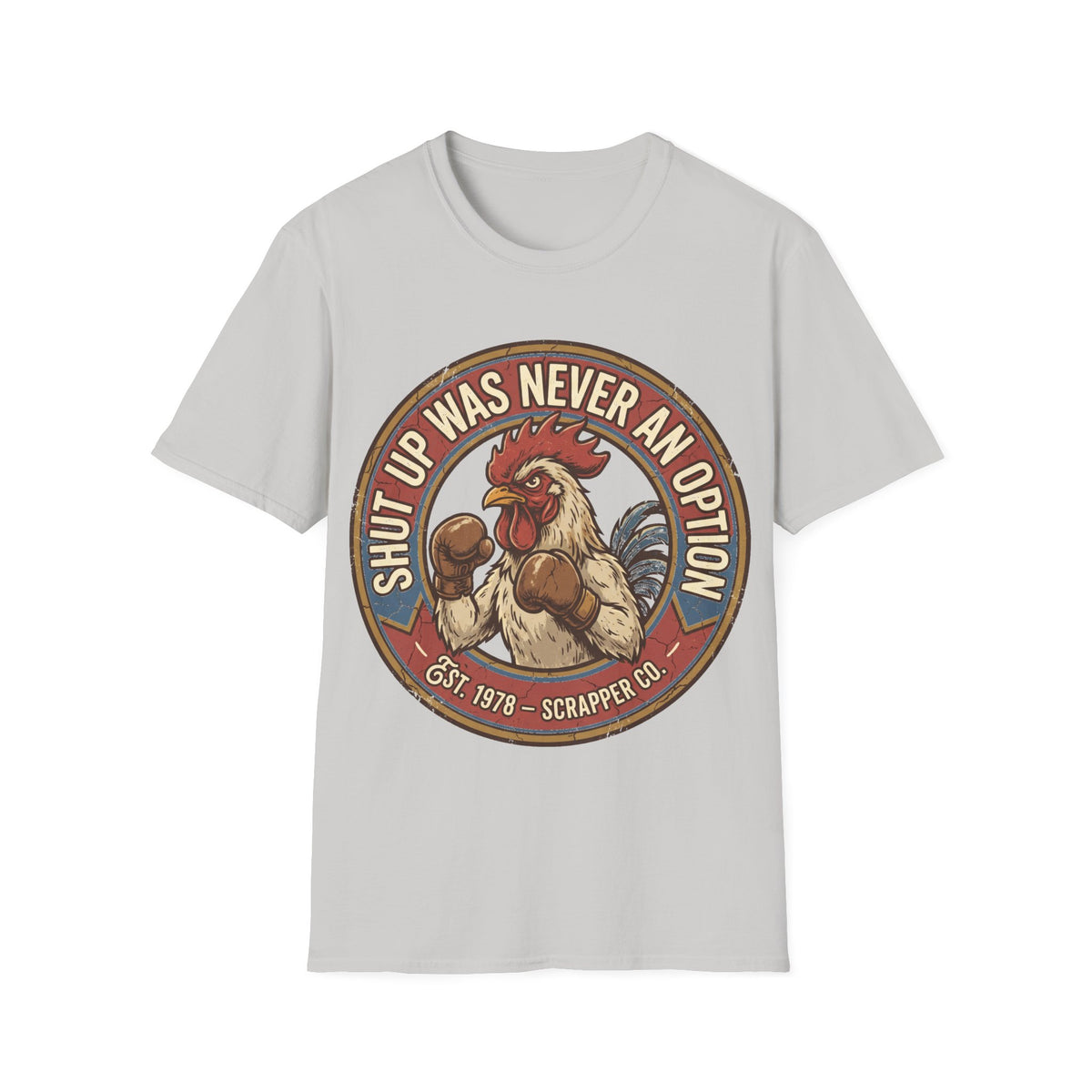 Graphic T-Shirt — “Shut Up Was Never an Option” Funny Retro Cowgirl Tee - Trending Now - September 2026