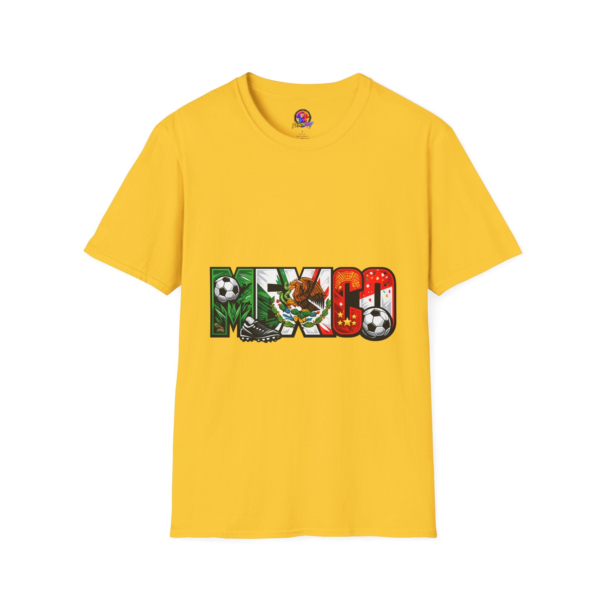 Mexico Soccer T-Shirt — Mexican Flag Football Pride Tee