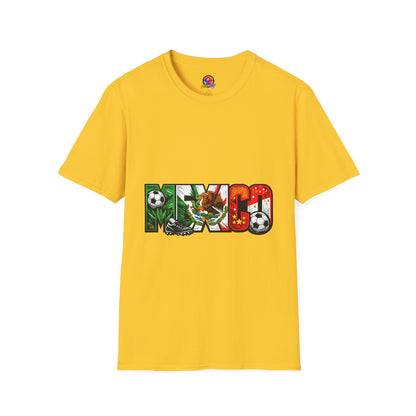 Mexico Soccer T-Shirt — Mexican Flag Football Pride Tee