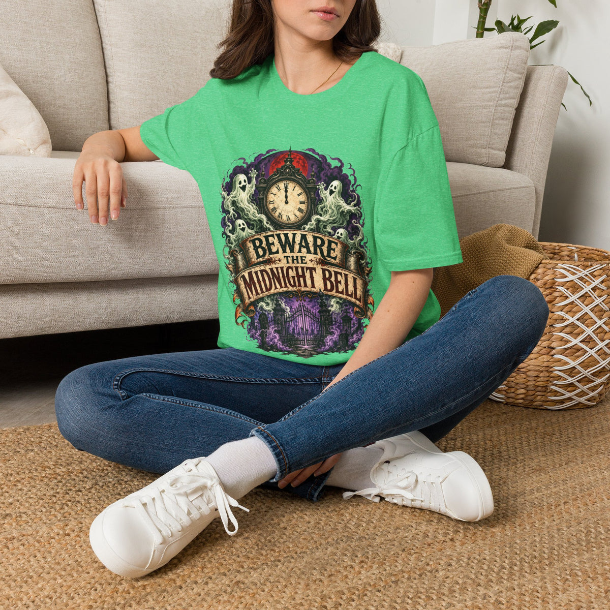 Halloween Beware Of Midnight Unisex Softstyle T-Shirt