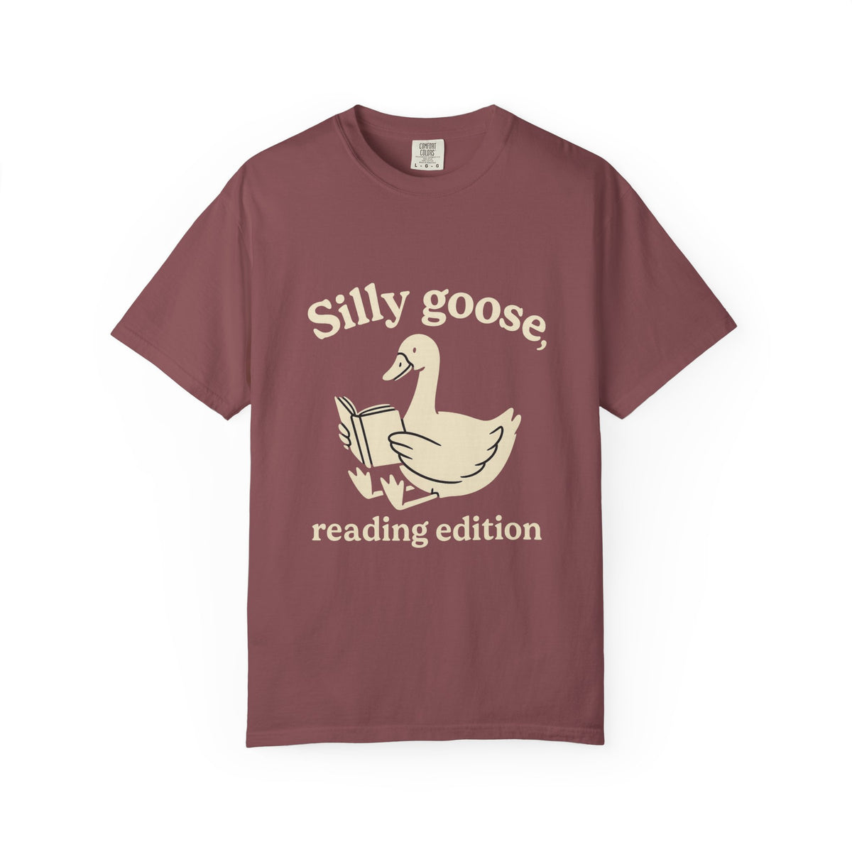 Silly Goose Reading Edition Tee - Cute Book Lover Animal Graphic T-Shirt - Trending Now - October 2026