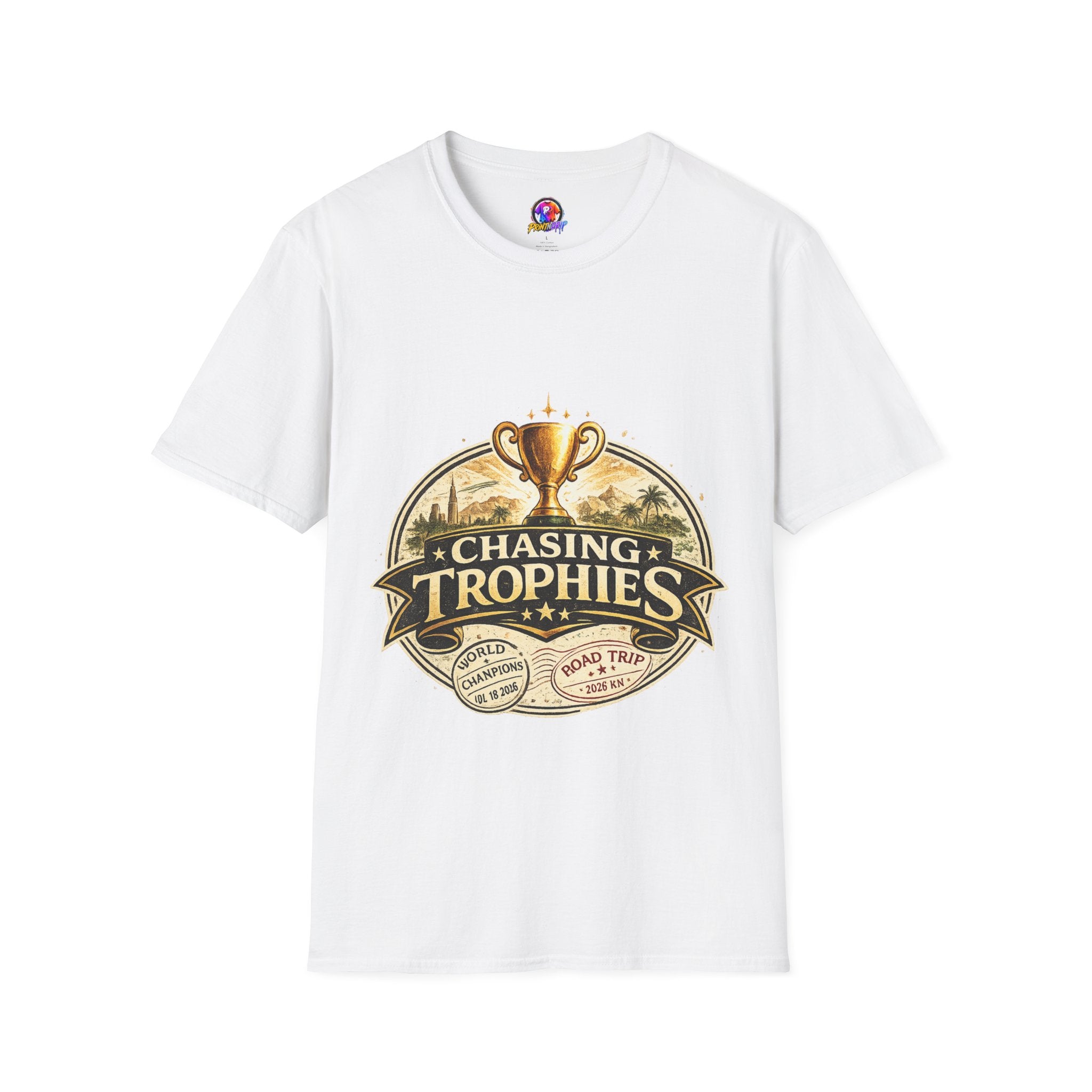 T-Shirt — Chasing Trophies Vintage Trophy Graphic Tee