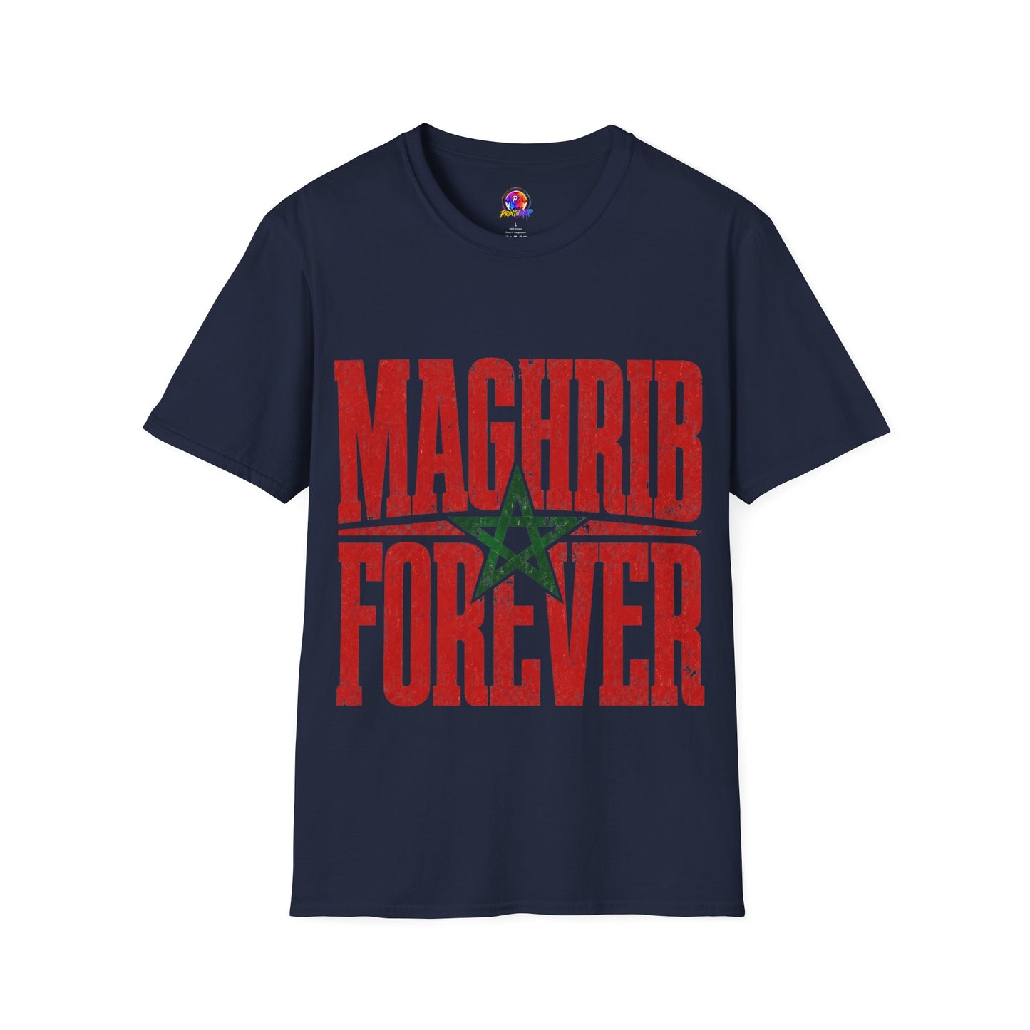 Morocco T-Shirt — Maghrib Forever Moroccan Flag Graphic Tee