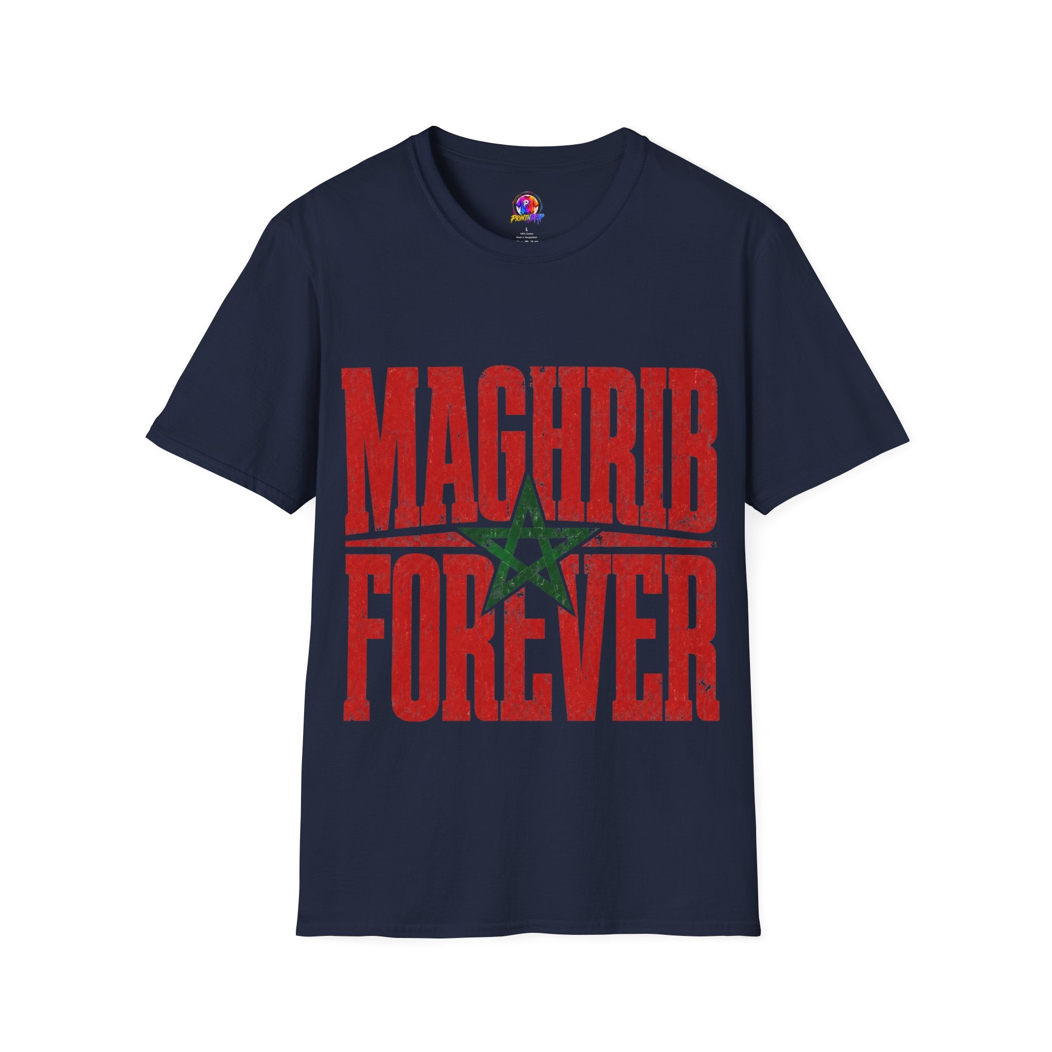 Morocco T-Shirt — Maghrib Forever Moroccan Flag Graphic Tee