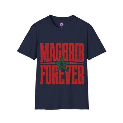 Morocco T-Shirt — Maghrib Forever Moroccan Flag Graphic Tee