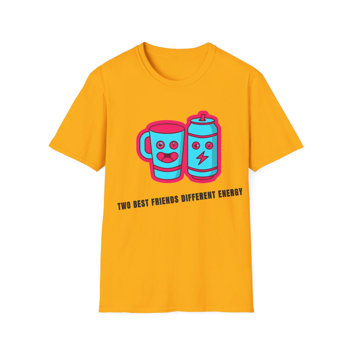 Battery & Cup Best Friends T‑Shirt — Cute Kawaii Coffee Mug and Battery Graphic Tee - Trending Now - September 2026