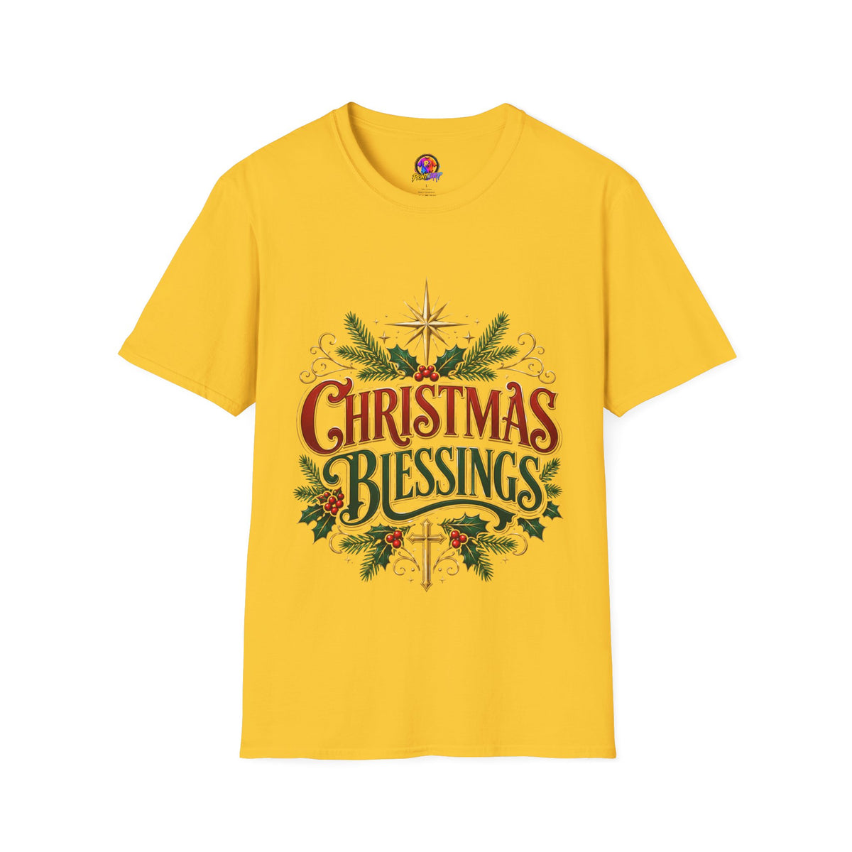Christmas Blessings T-Shirt – Festive Holiday Graphic Tee