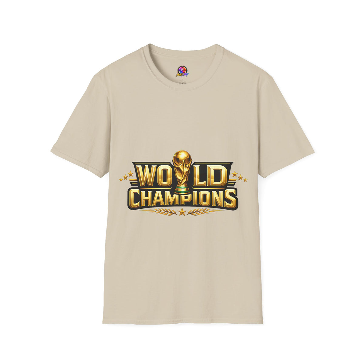 World Champions T-Shirt — Gold Trophy Sports Tee