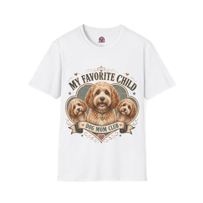 Dog Mom T-Shirt — "My Favorite Child" Cavalier Love Graphic Tee