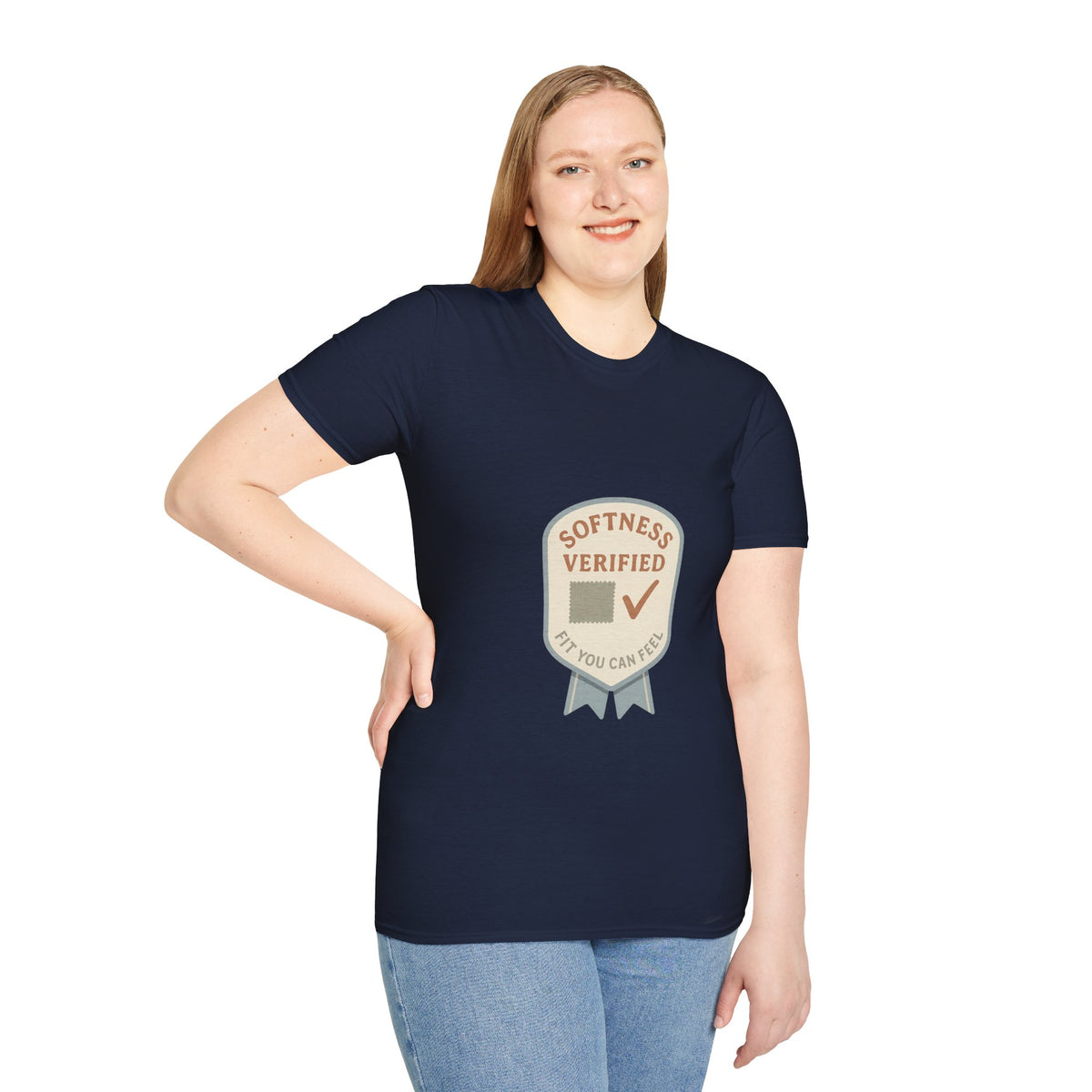 Softness Verified Badge T-Shirt — Cozy Comfort Graphic Tee - Trending Now - October 2026