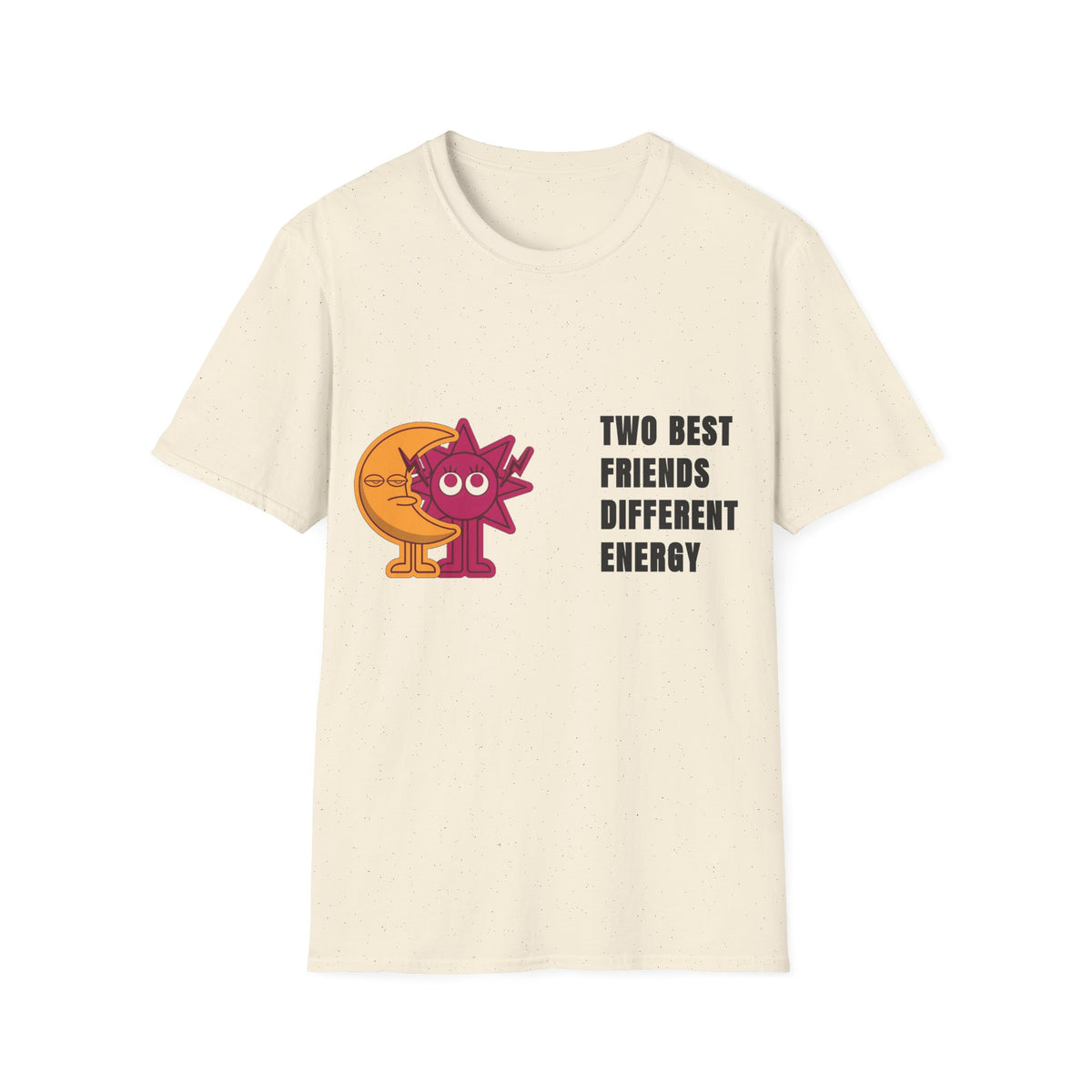 Two Best Friends Different Energy T-Shirt — Cute Cartoon Cat Duo Tee - Trending Now - September 2026