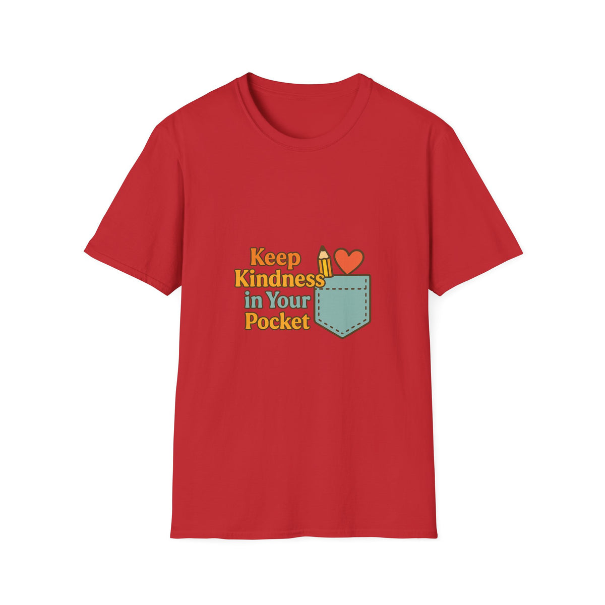 Pocket Positivity T-Shirt — "Keep Kindness In Your Pocket" Cute Heart Pocket Graphic - Trending Now - October 2026