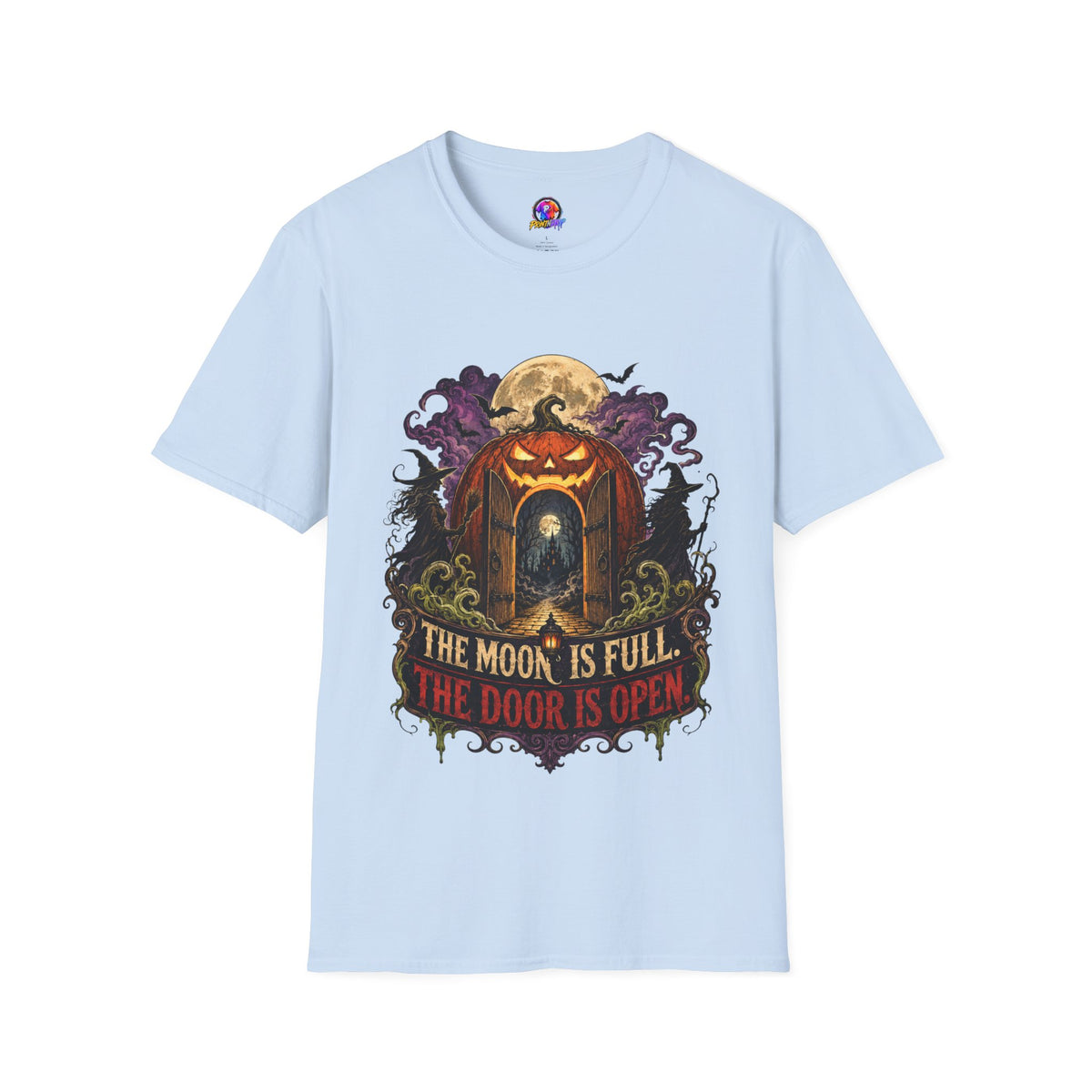 Halloween The Moon Is Full Unisex Softstyle T-Shirt