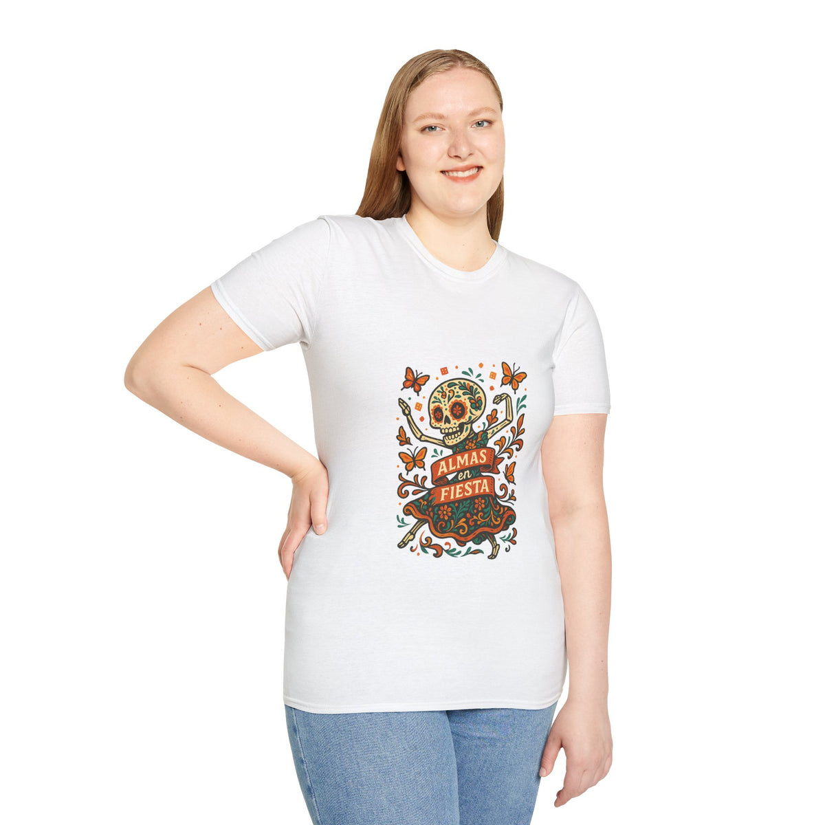 Day of the Dead Fiesta T-Shirt — Calavera Skull with 'Día de Fiesta' Design - Trending Now - October 2026