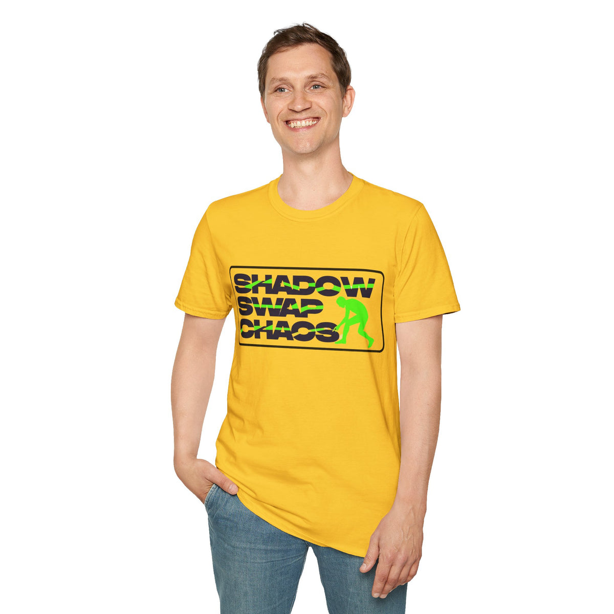 Shadow Swap Chaos T‑Shirt — Retro Neon Graphic Tee - Trending Now - August 2026