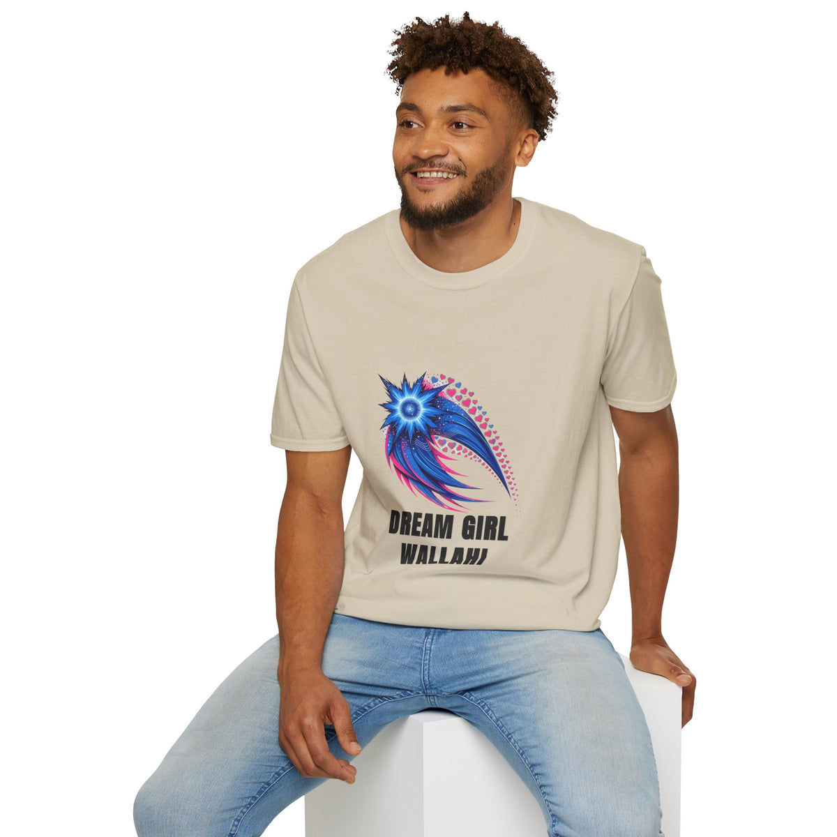 Dream Girl T-Shirt — Blue Starburst Heart Graphic ("Dream Girl Wallah") - Trending Now - August 2026