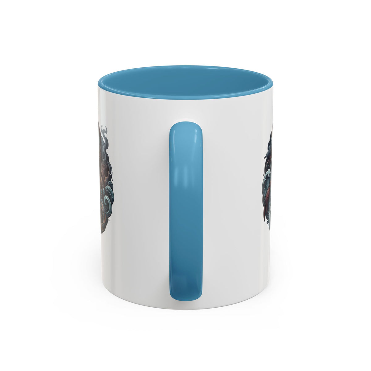 Scorpion Ocean Accent Coffee Mug – Nautical Tattoo-Style