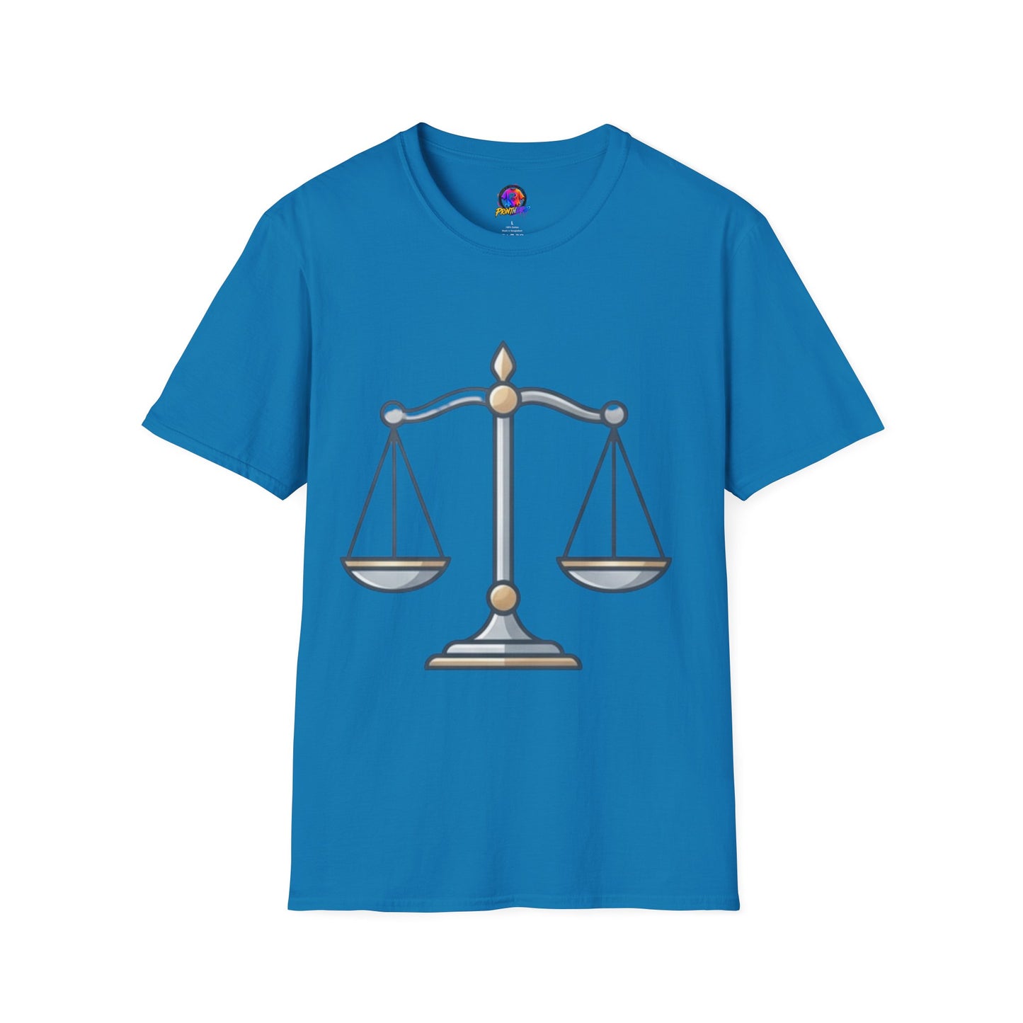 Libra Scales T-Shirt — Zodiac Balance Graphic Tee