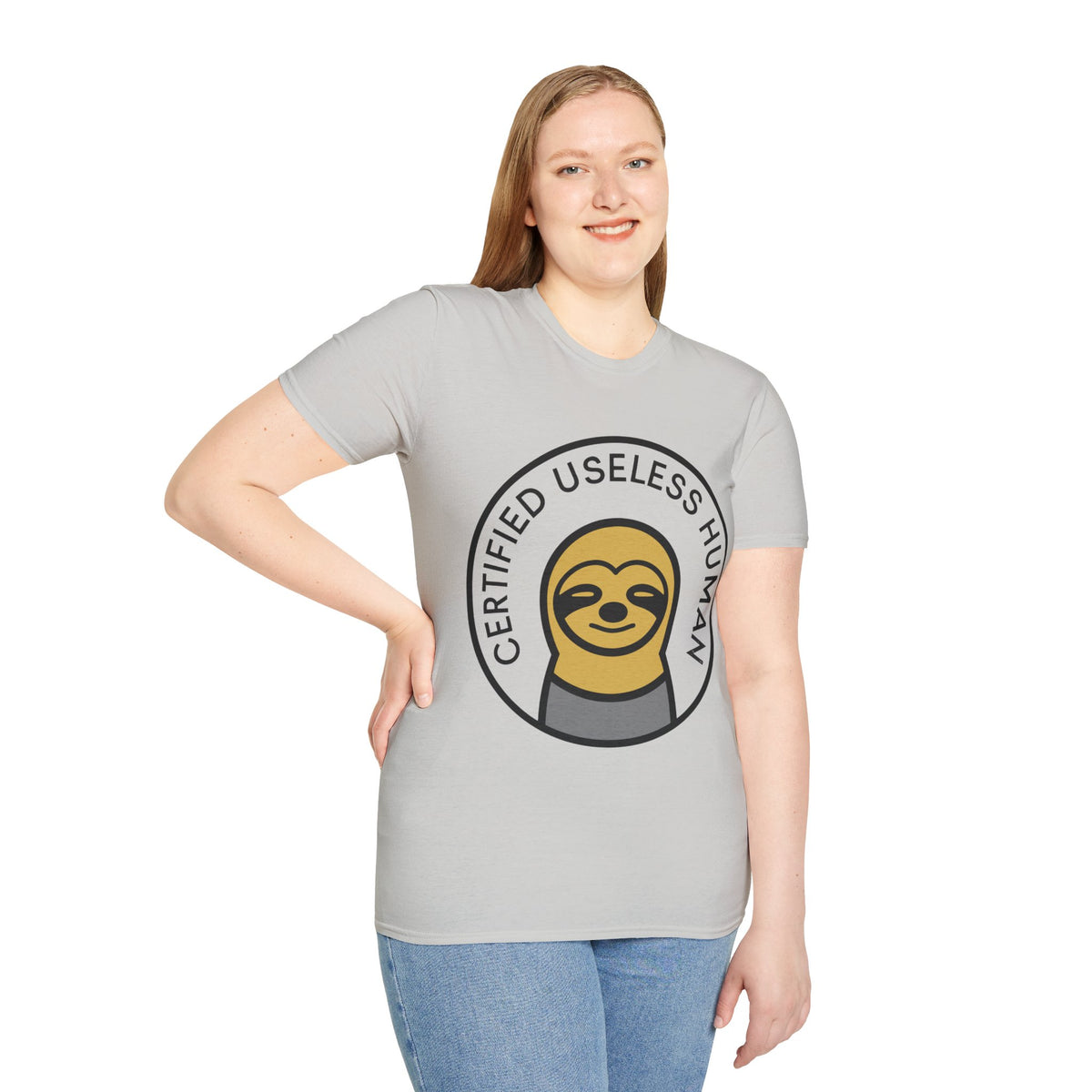 Certified Useless Human Sloth T-Shirt — Funny Lazy Sloth Graphic Tee - Trending Now - August 2026