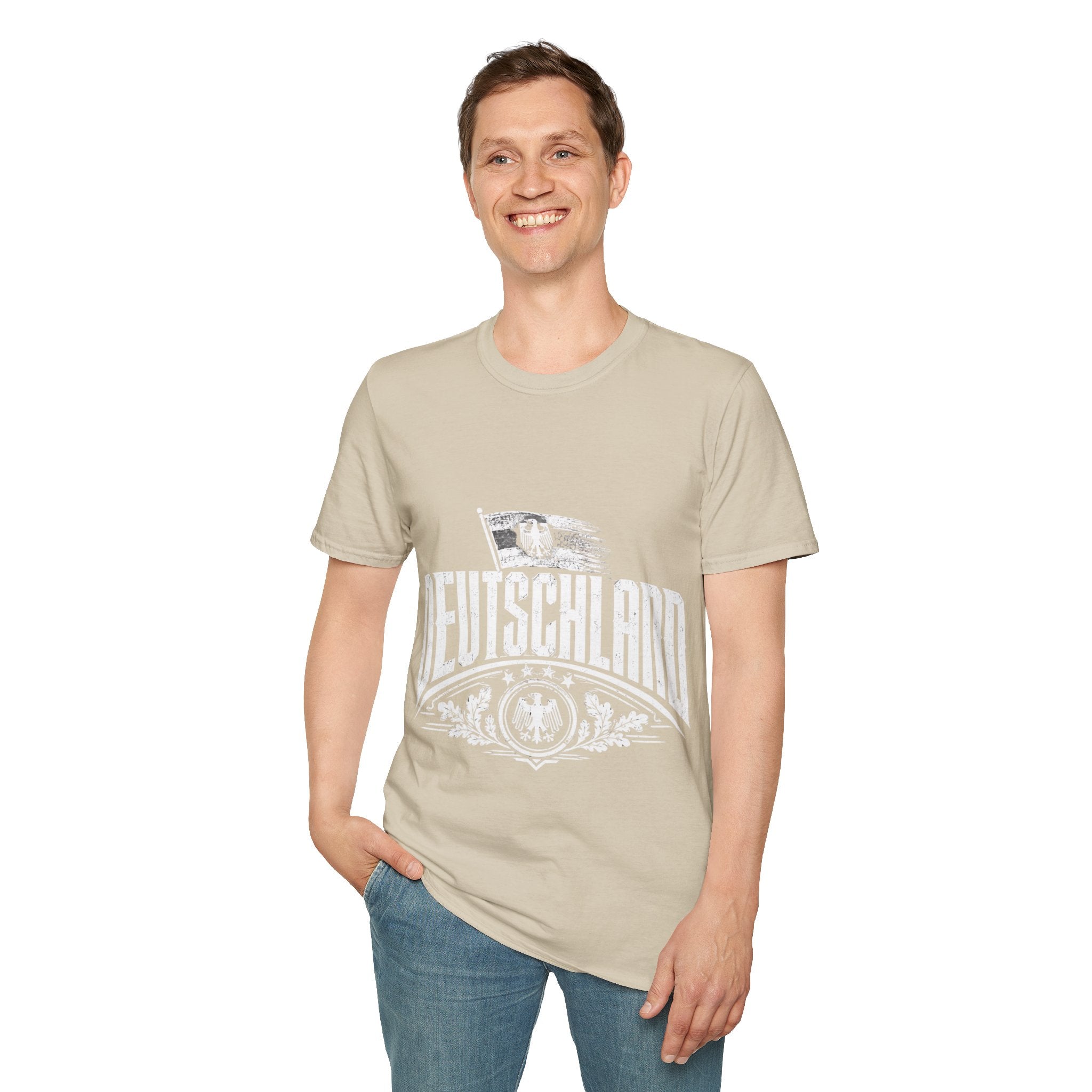 Germany Deutschland T-Shirt — Vintage German Crest Soccer Fan Tee