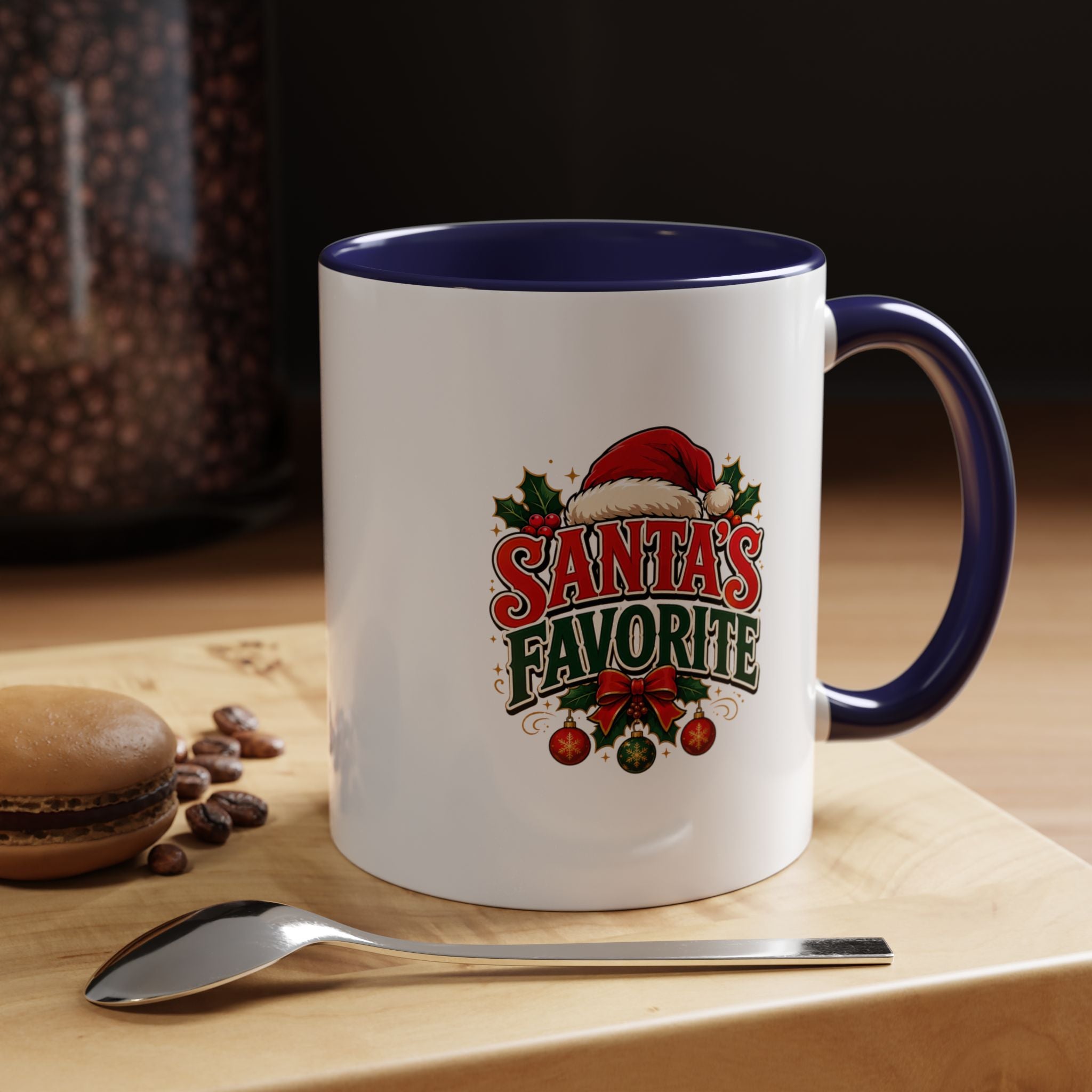 Santa's Favorite Accent Coffee Mug – Festive Holiday Ceramic Gift