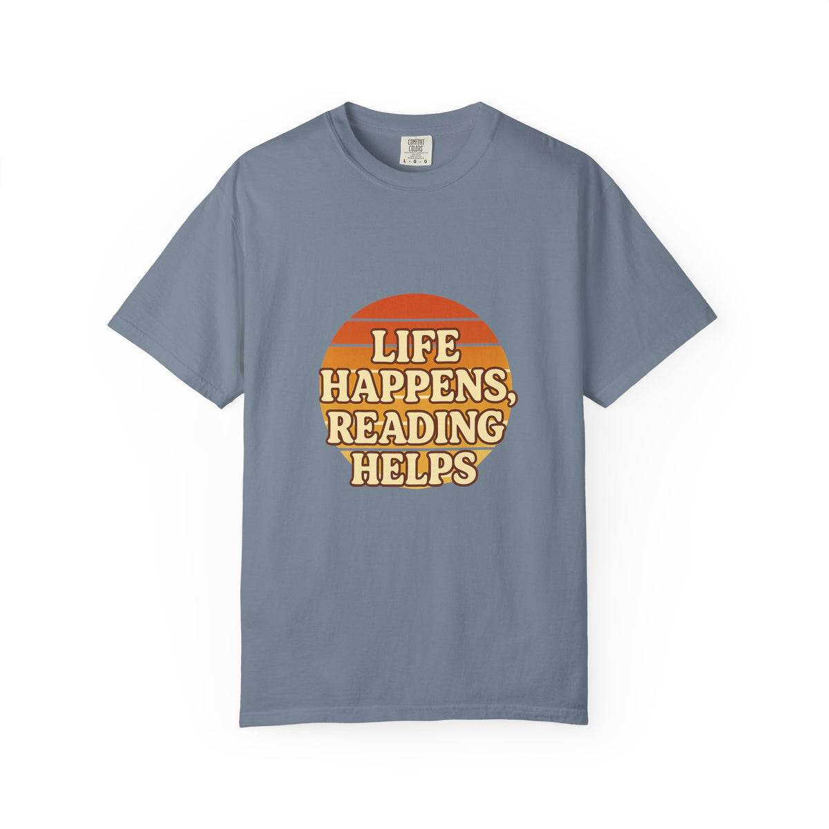 Reading Helps T-Shirt — "Life Happens, Reading Helps" Retro Book Tee - Trending Now - October 2026