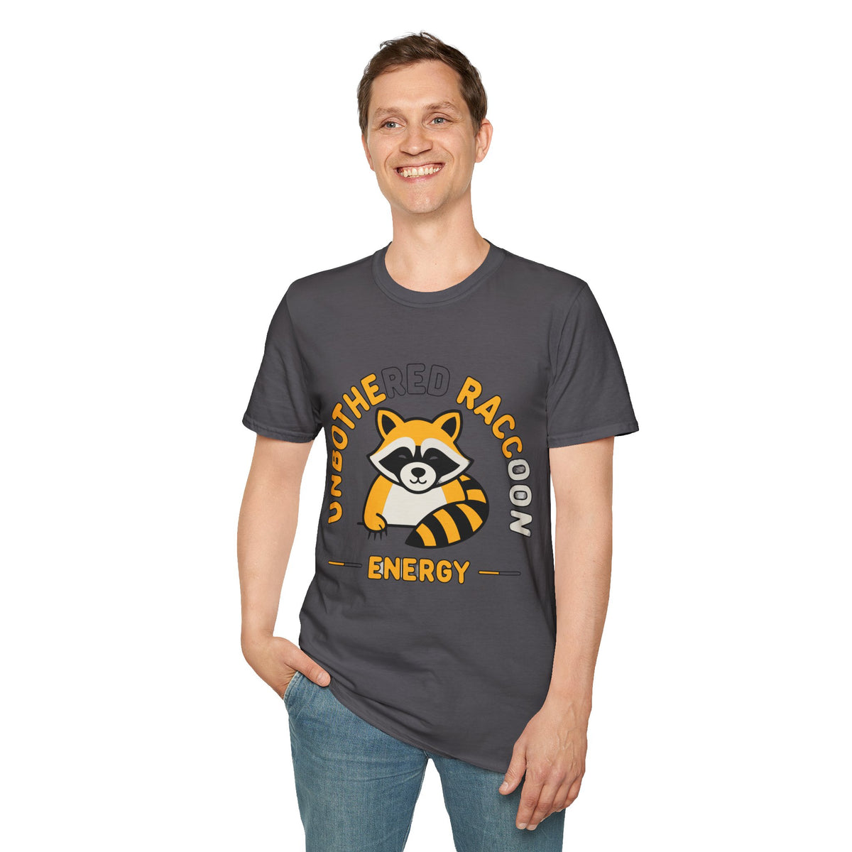 Unbothered Raccoon T-Shirt — Cute Relaxed Graphic Tee ("Unbothered Raccoon Energy") - Trending Now - August 2026