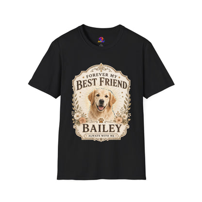 Forever My Best Friend Dog T-Shirt — Personalized Pet Tribute Tee