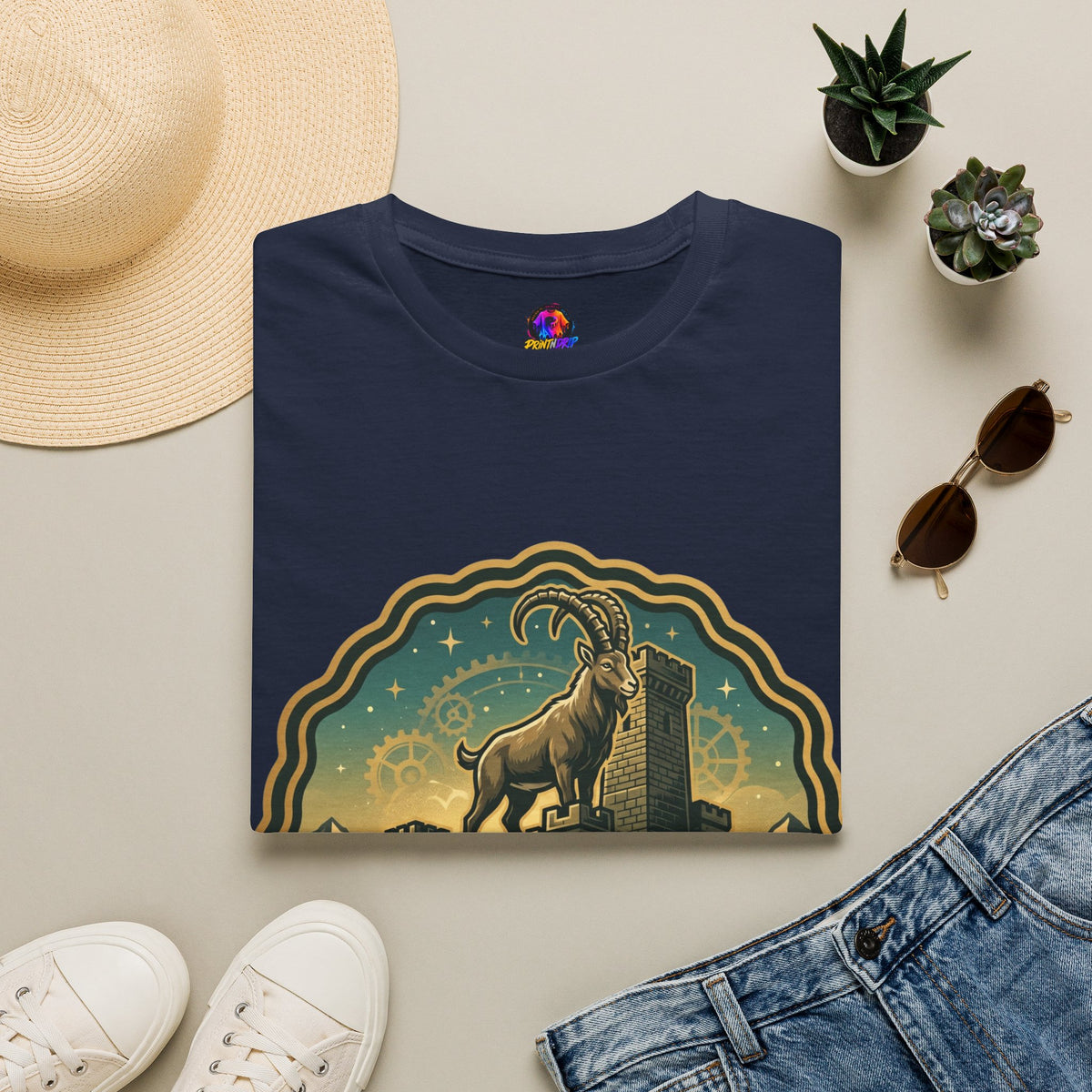 Capricorn Energy T-Shirt — "Silent Moves, Loud Results" Zodiac Tee
