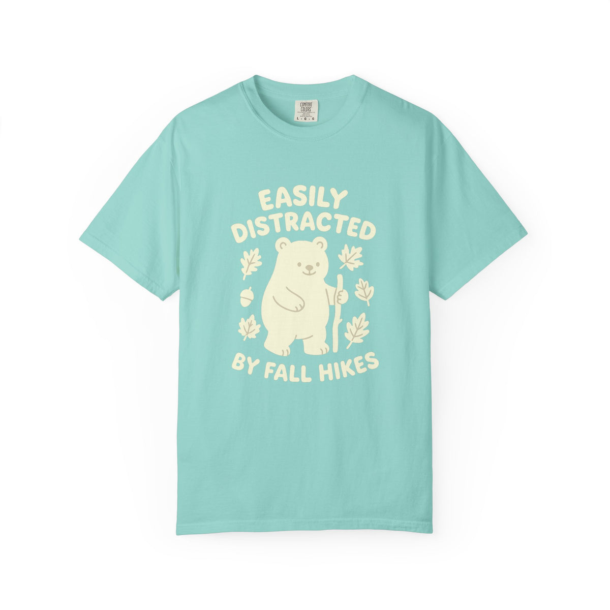 Fall Hikes Bear T-Shirt — "Easily Distracted By Fall Hikes" Autumn Hiking Tee - Trending Now - October 2026