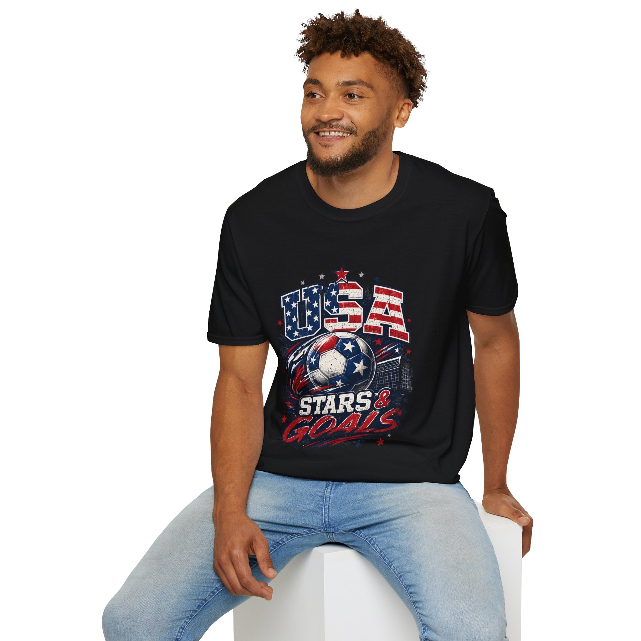USA Stars & Goals Soccer T-Shirt