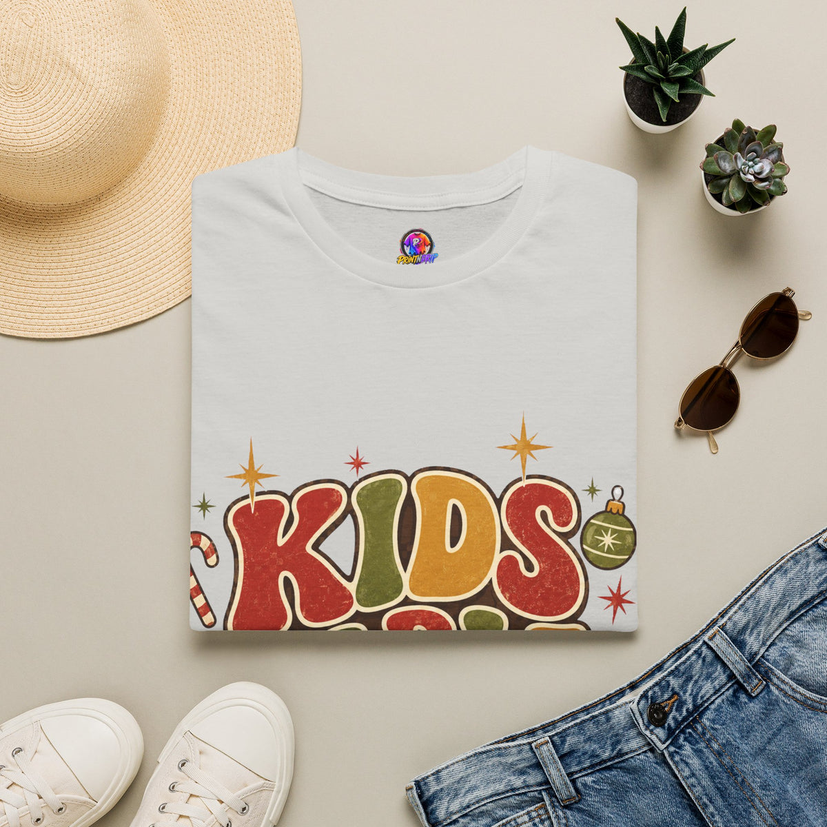 Kids Table Alumni T-Shirt — Retro Holiday Family Dinner Tee
