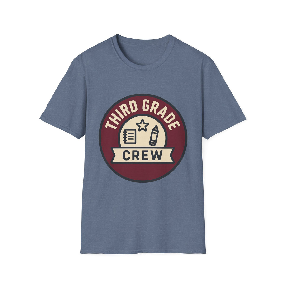Third Grade Crew T-Shirt — Retro School Teacher & Student Tee - Trending Now - August 2026