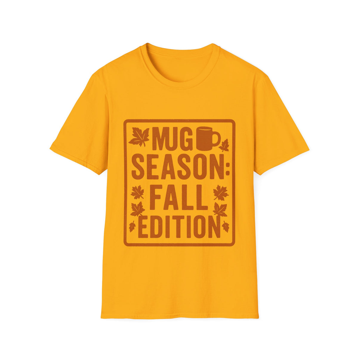 "Mug Season Fall Edition" Retro Aesthetic Graphic Tee - Cozy Autumn Vibe White T-Shirt - Trending Now - September 2026
