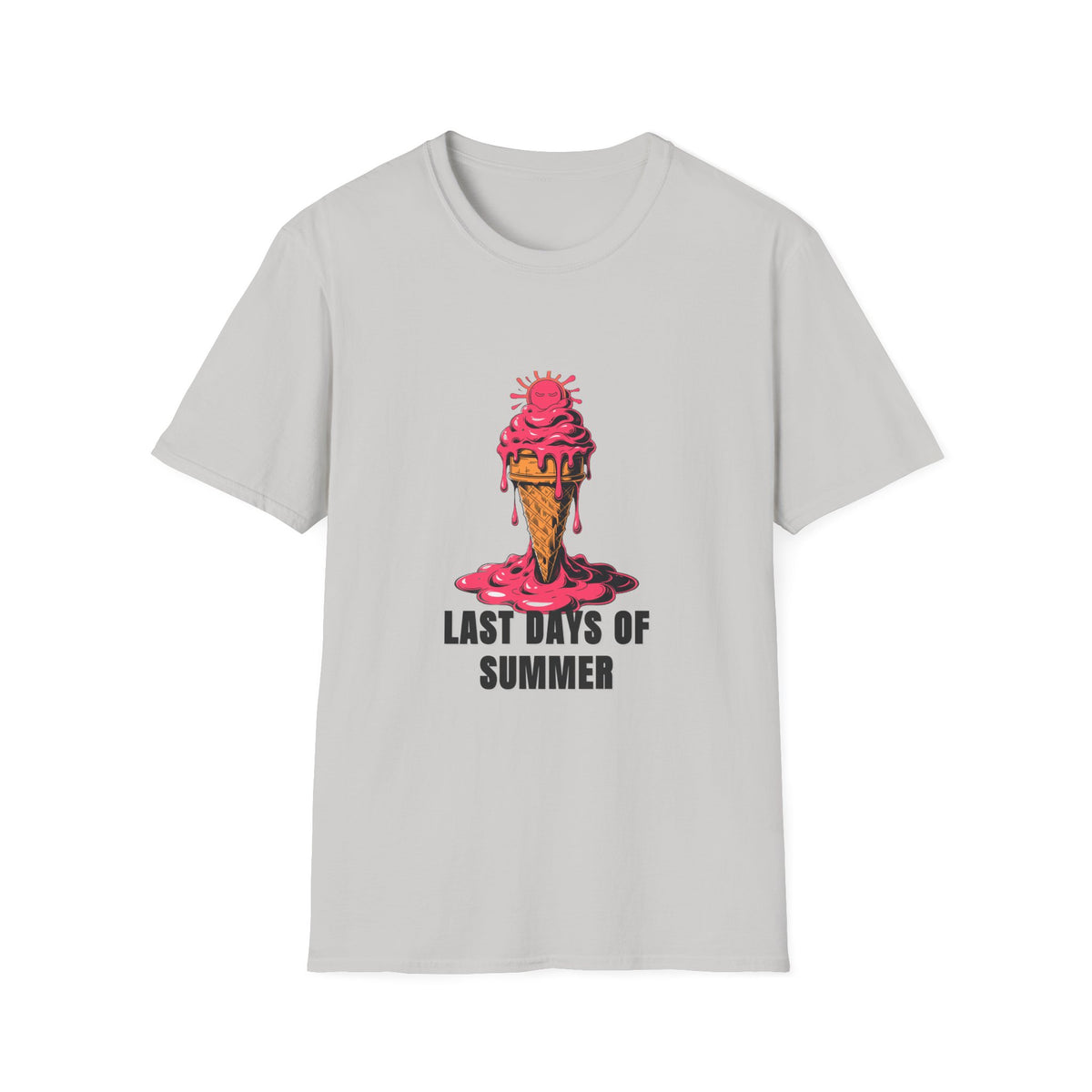 Ice Cream Melt T-Shirt — "Last Days of Summer" Graphic Tee - Trending Now - August 2026