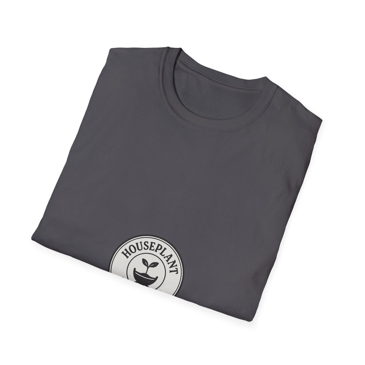 "Houseplant Midwife" Retro Circular Emblem Tee - Funny Plant Parent Propagation White T-Shirt - Trending Now - September 2026