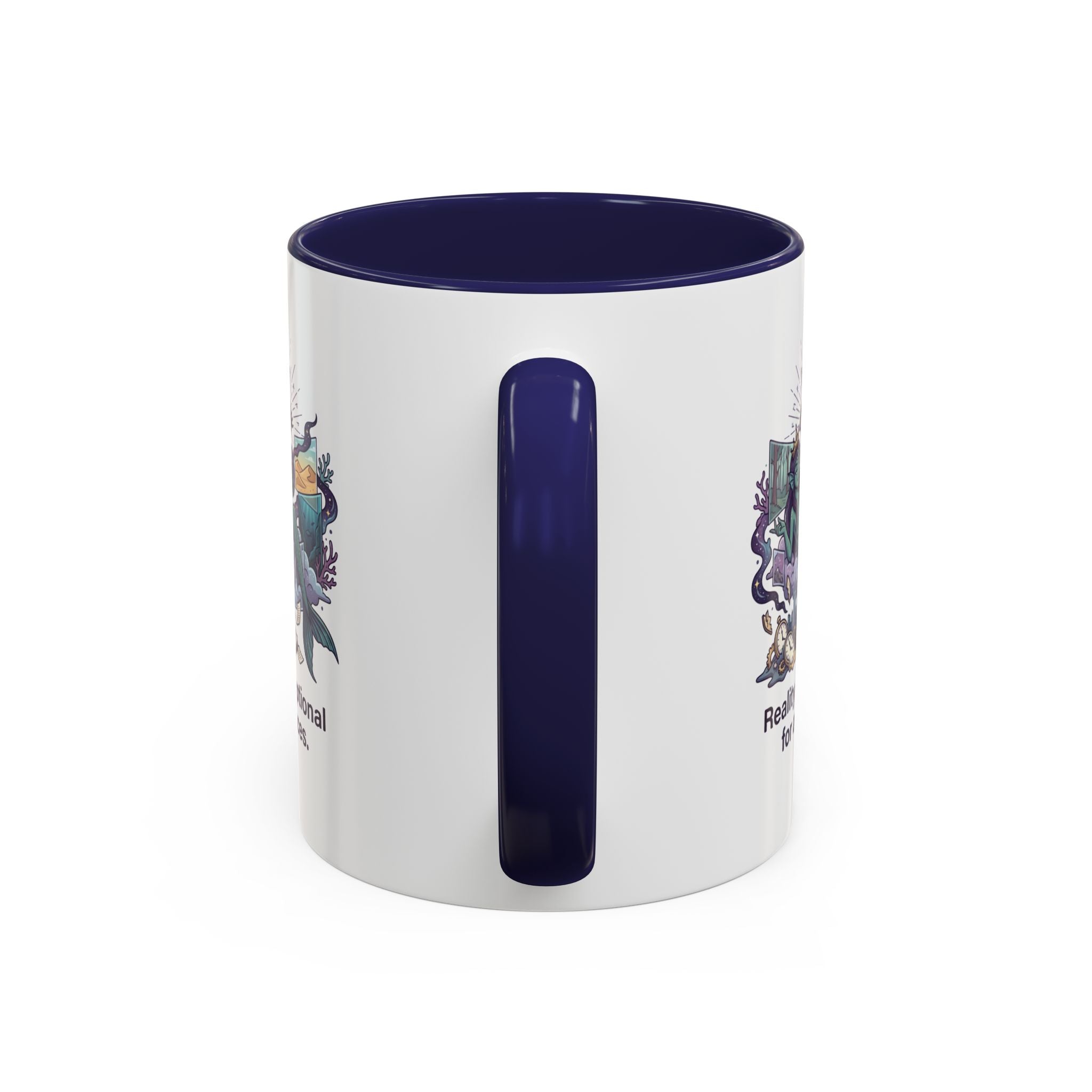 Pisces Zodiac Coffee Mug — "Reality is Optional for a Pisces" Accent Mug