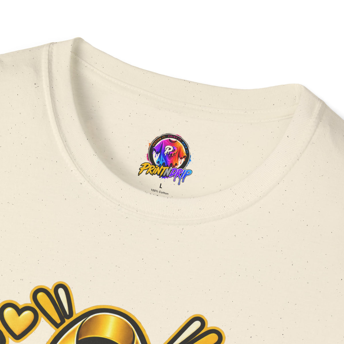 Childhood Cancer Awareness T-Shirt — "Love for the Little Warriors" Yellow Ribbon