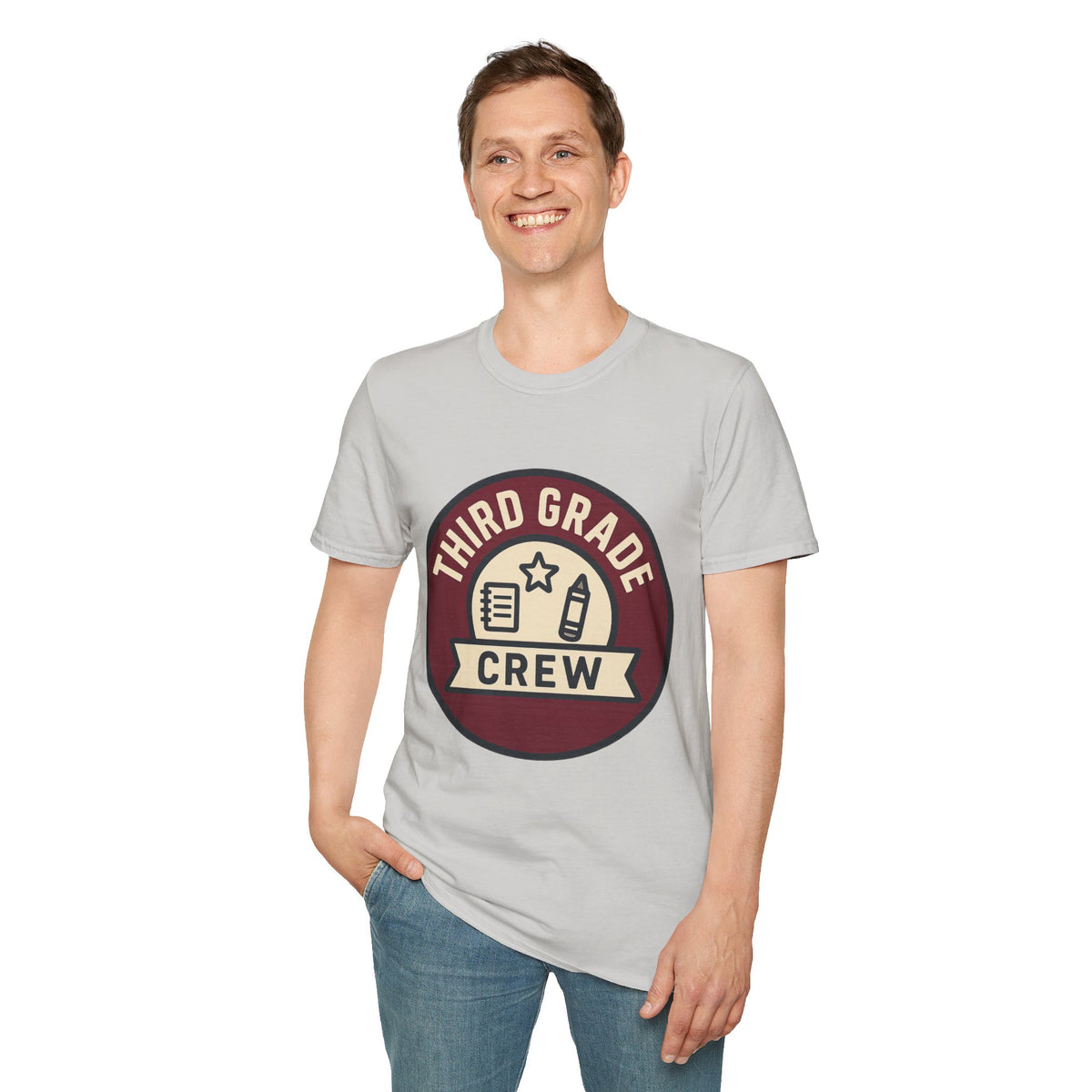Third Grade Crew T-Shirt — Retro School Teacher & Student Tee - Trending Now - August 2026