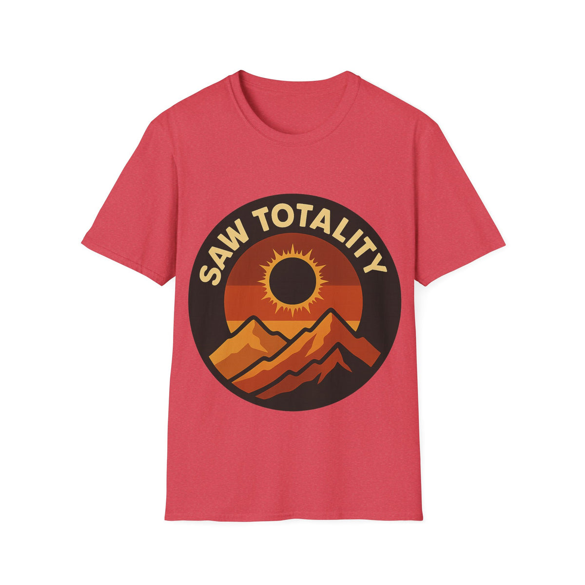 I Saw Totality Solar Eclipse Graphic Tee - Retro Nature Mountain T-Shirt - Trending Now - September 2026