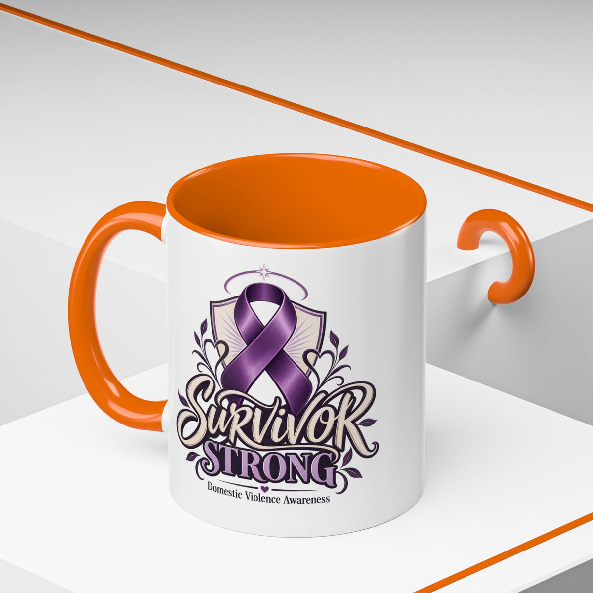 Domestic Violence Awareness Survivor Strong Coffee Mug