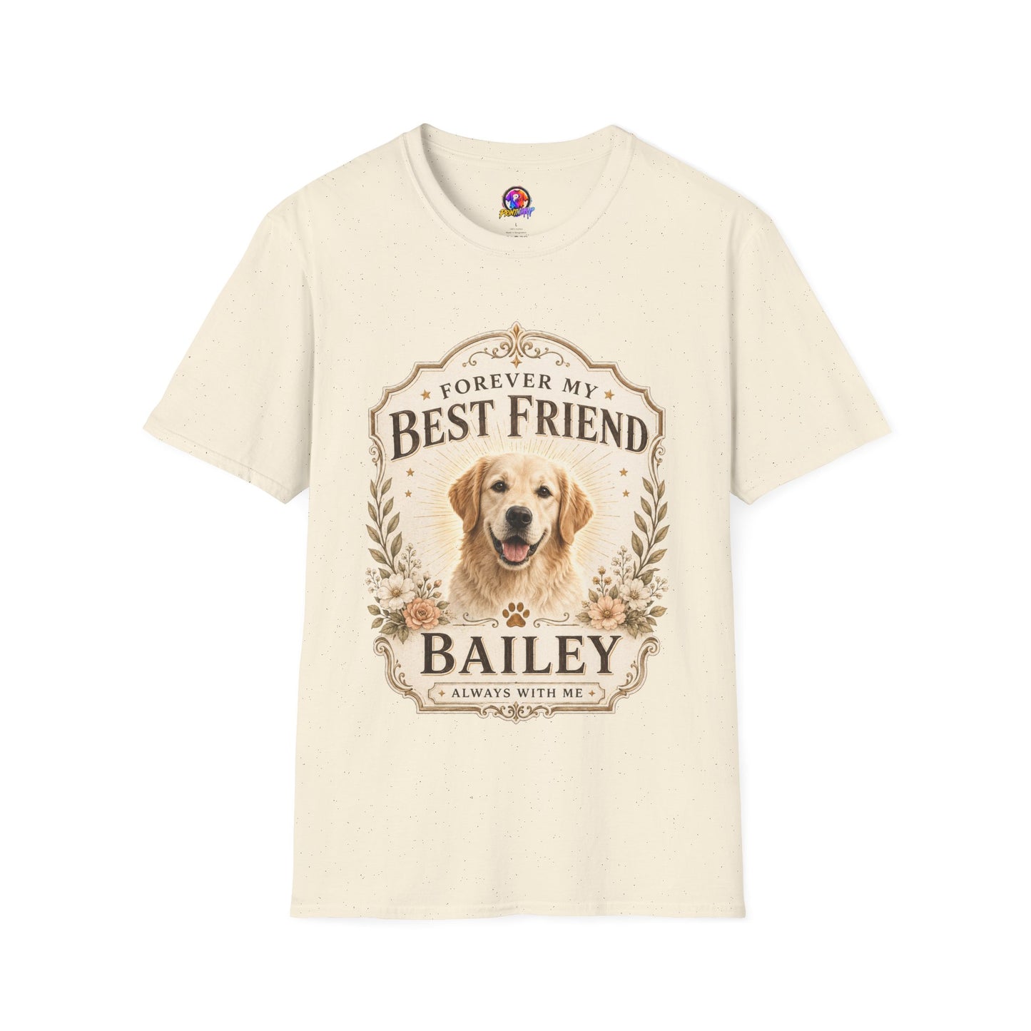 Forever My Best Friend Dog T-Shirt — Personalized Pet Tribute Tee