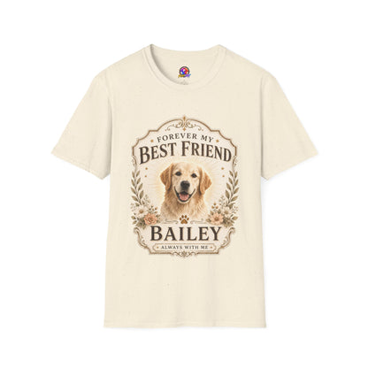 Forever My Best Friend Dog T-Shirt — Personalized Pet Tribute Tee