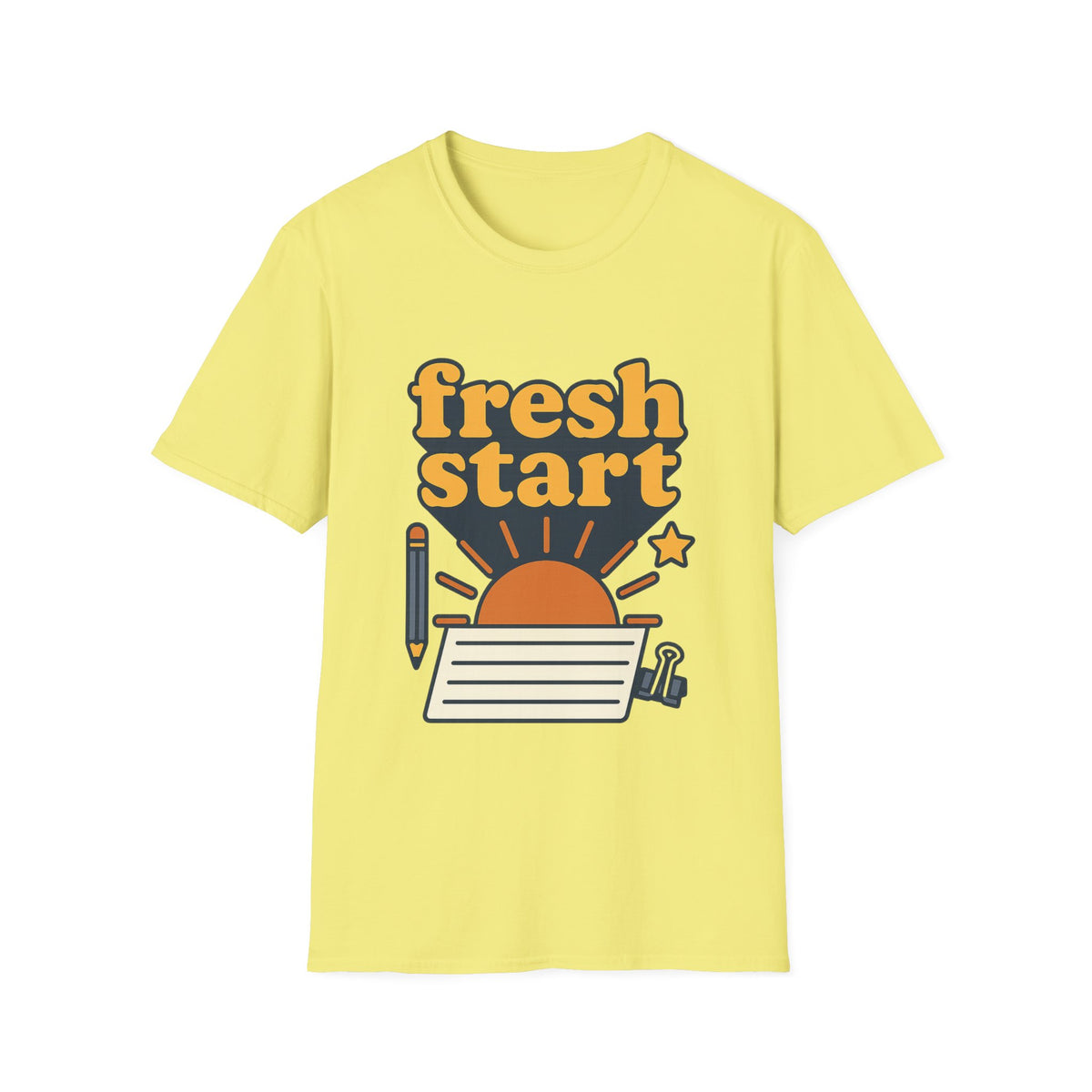 Fresh Start T-Shirt – Retro Sunrise Graphic  - Trending Now - August 2026