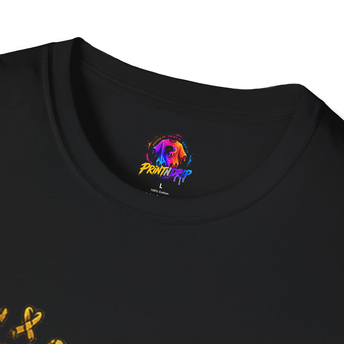 Hope Lives Here Gold Ribbon Butterfly Childhood Cancer Awareness T-Shirt