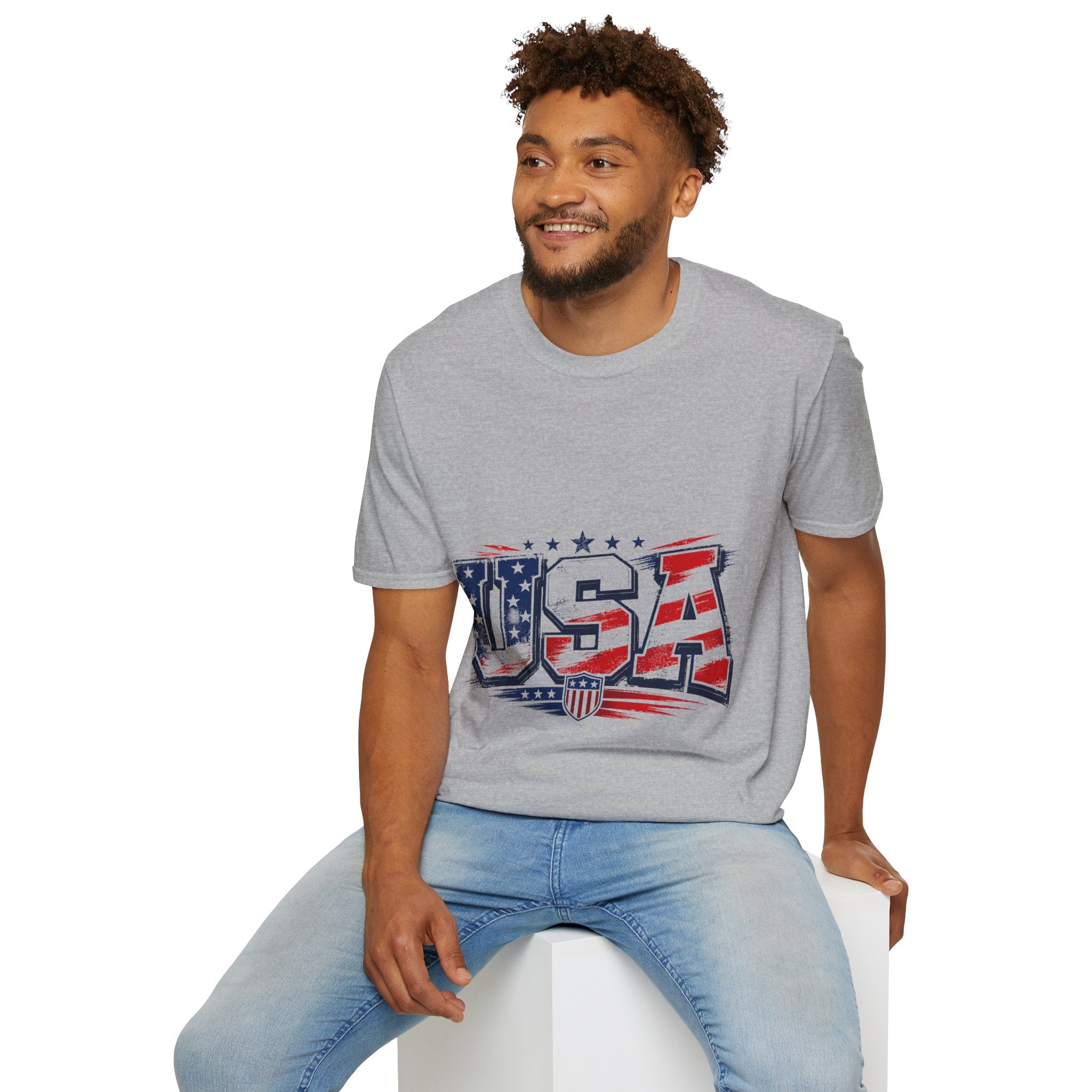 USA Flag Graphic T-Shirt — Patriotic American Pride Tee