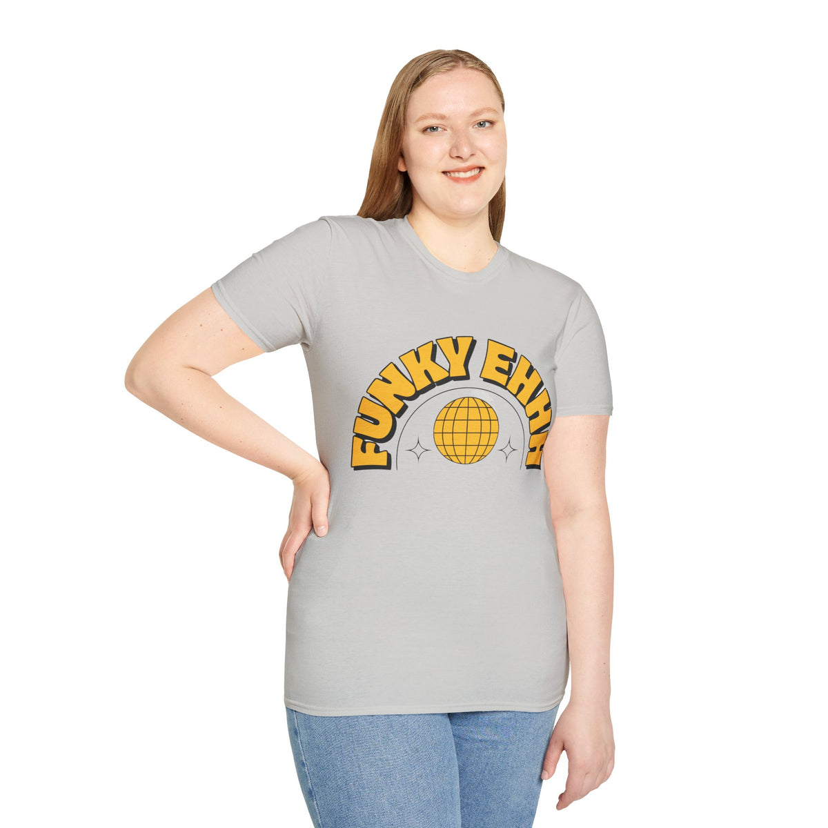 Funky Ehhh T-Shirt — Retro Yellow Disco Graphic Tee - Trending Now - August 2026