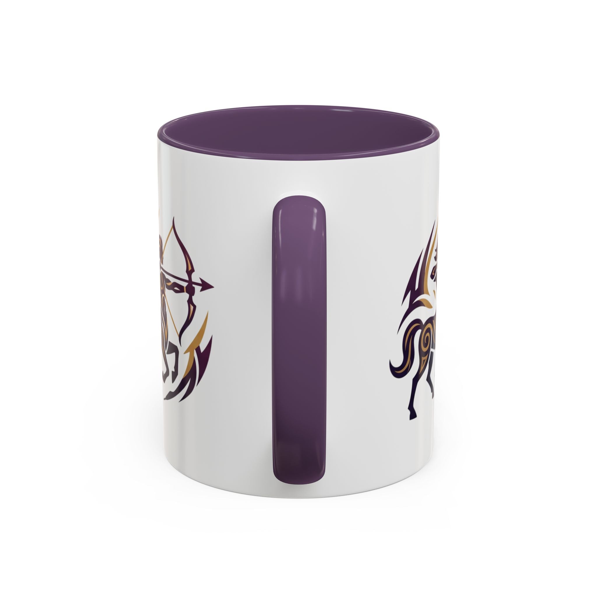 Sagittarius Zodiac Coffee Mug — Archer Centaur Astrology Accent Mug